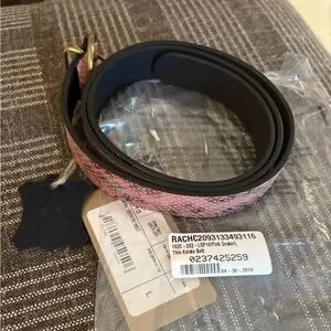 Rachel Comey Thin Estate Belt - Pink Snake Print Rachel Comey | Accessories | Rachel Comey Thin Estate Belt  main image 3